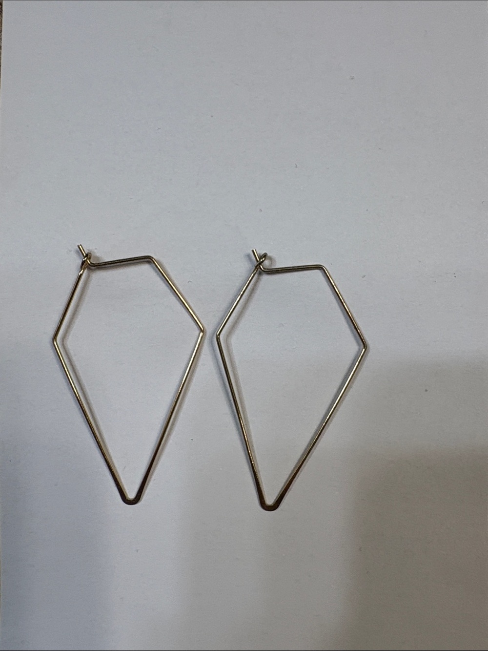 Geometric Silver-Tone Diamond Hoop Earrings - Women Jewelry
